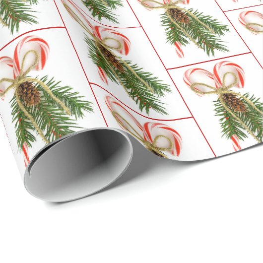 Kandrietpijn met String Bow Cadeaupapier (Rol Hoek)