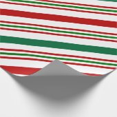 Kandrietrode, groene en witte stropen cadeaupapier (Hoek)