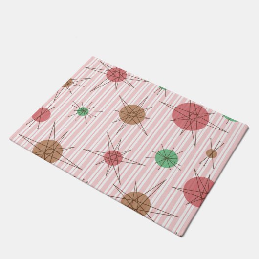 Kandrietstrepen van het atoomtijdperk deurmat (Schuin)