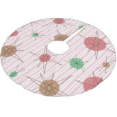 Kandrietstrepen van het atoomtijdperk kerstboom rok (Gekanteld)