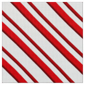 Kandrietstrips, Peppermint Red en White Stof (Close Up)