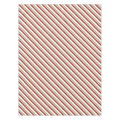 Kandrietstrips, rood, groen en wit tafelkleed (Voorkant)