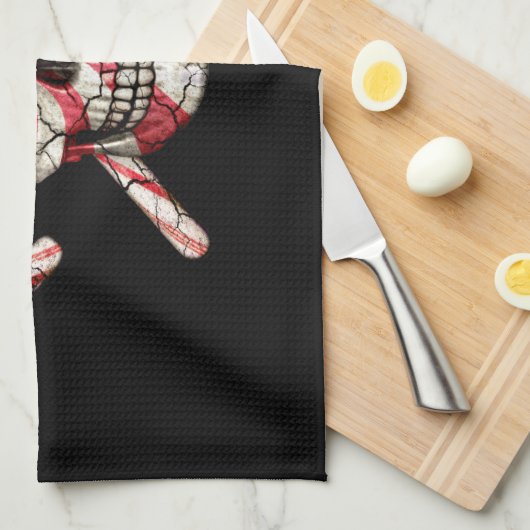 Kandrietsuiker kersthanddoek theedoek (Quarter Fold)