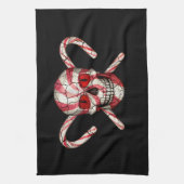 Kandrietsuiker kersthanddoek theedoek (Verticaal)