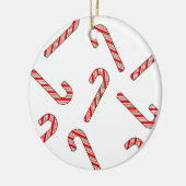 Kandriettekening in rode groene witte keramische o keramisch ornament (Links)