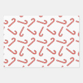 Kandriettekening in rood-groen wit inpakpapier vel (Voorkant)