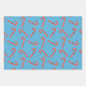 Kandriettekening in rood-groen wit inpakpapier vel (Voorkant 2)