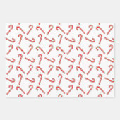 Kandriettekening in rood-groen wit inpakpapier vel (Voorkant)