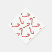 Kandriettekening in rood-groen wit servet (Hoek)