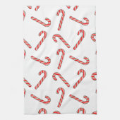 Kandriettekening in rood-groen wit theedoek (Verticaal)