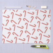 Kandriettekening in rood-groen wit tissuepapier (Craft)