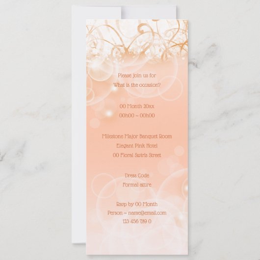 Kandroesroos met kerstblaaslicht kaart (Achterkant)