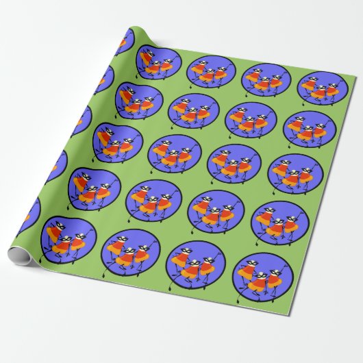 KANDY CORN WRAPPING PAPIER (Uitgerold)