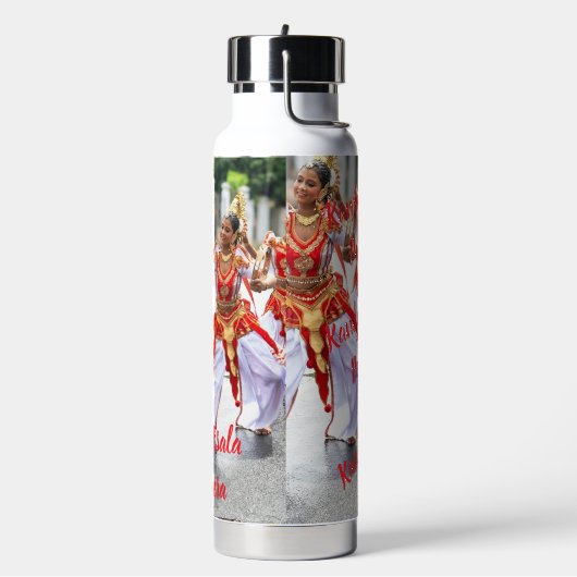 Kandy Esala Perahera-waterfles. Waterfles (Links)