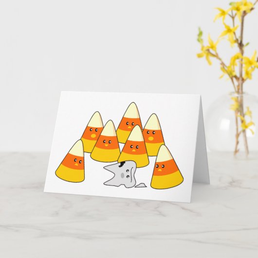 Kandy Korn Mishap Kaart (Gele Bloem)