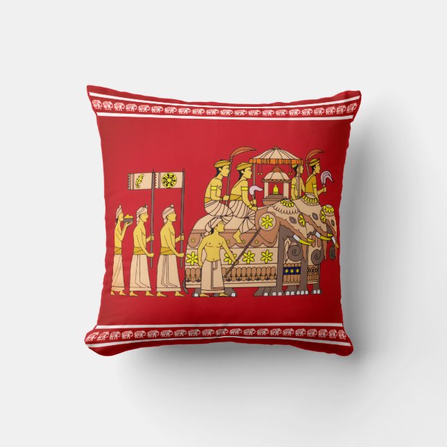 Kandy Perahera Festival Pillow | Sri Lankaanse kun Kussen