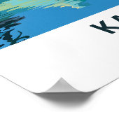 Kandy Sri Lanka Reisprint Poster (Hoek)