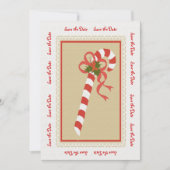 Kandycane bewaart de Datum Uitnodiging/Aankondigin Kaart (Voorkant)