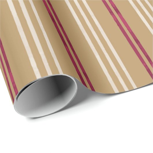 Kandycane Starfish, Hawaiian Style Kerstmis Cadeaupapier (Rol Hoek)