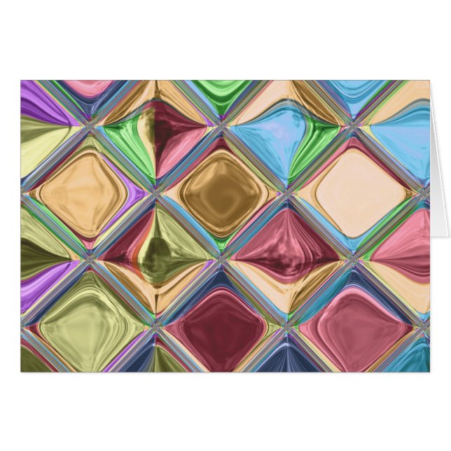 Kandydruppels Wenskaart Gedeormeerd binnenshuis (Voorkant Horizontaal)