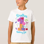 Kandyland Brother van de eerste vogellolly T-shirt<br><div class="desc">De eerste verjaardag van de baby vieren met dit speciale T-shirt,  speciaal en gepersonaliseerd design</div>