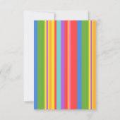 Kandyland Lollipop Birthday-uitnodigingen Kaart (Achterkant)