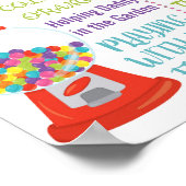 Kandyland Snoepjes Birthday Party sign poster (Hoek)