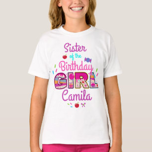 Kandyland zuster van het Birthday Girl   lolly T-shirt