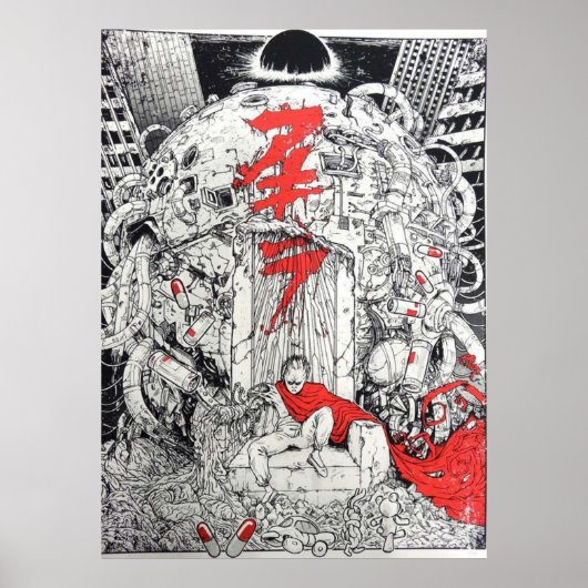 Kaneda Shotaro Akira anime manga Poster (Voorkant)