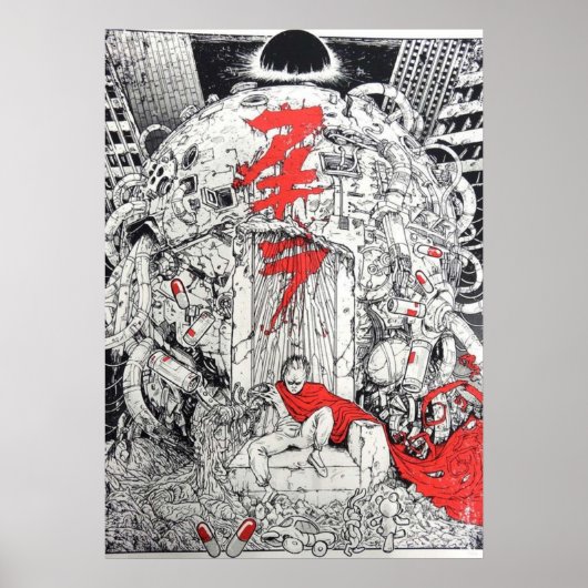 Kaneda Shotaro Akira anime manga Poster (Voorkant)