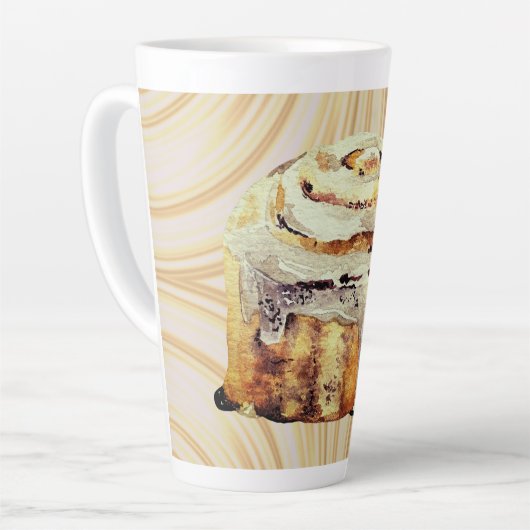 Kaneel Bun Ochtends Grote Latte Mok 17 oz (Linkerhoek)