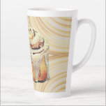 Kaneel Bun Ochtends Grote Latte Mok 17 oz<br><div class="desc">Zie die prachtige kaneelbun voor je en de stoom die opstijgt uit die geweldige kop koffie (of thee). Dit is de perfecte combinatie om elke dag te beginnen. Geniet van je ochtendgeluiden met deze mok van 17 oz. hoog latte die je genoeg geeft om met één of misschien zelfs twee...</div>