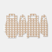 Kaneel Bun Sweet gable gunst box Bedankdoosjes (Uitgevouwen)