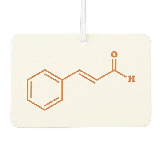 Kaneel Cinnamaldehyde Moleculaire Chemische Formul Luchtverfrisser (Voorkant)