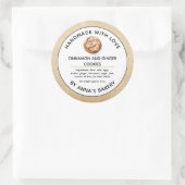 Kaneel en Ginger Cookies Label (Tas)