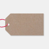 kaneel en Oranje Slices Favor Cadeaulabel (Achterkant Horizontaal)