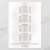 Kaneel Etherische Oliën Aquarel Groenbladeren Flyer (Achterkant)