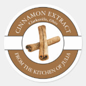 Kaneel Extract Label (Voorkant)