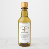 Kaneel Extract Label Wijn Etiket (Voorkant)