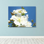 Kaneel Fijn Kunst Panelen Kersenbloesem Bomen Canvas Afdruk (Insitu (Houten vloer))