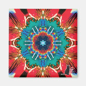 Kaneel Kaleidoscoop Magnet (Voorkant)