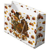 Kaneel Kalkoenen Groot Cadeauzakje (Voorkant Gekanteld)