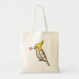 Kaneel Kartelparkiet Papegaai Vogel Liefde Tote Bag