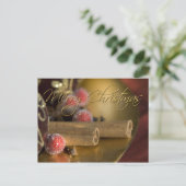 Kaneel · Kerst Briefkaart (Staand voorkant)