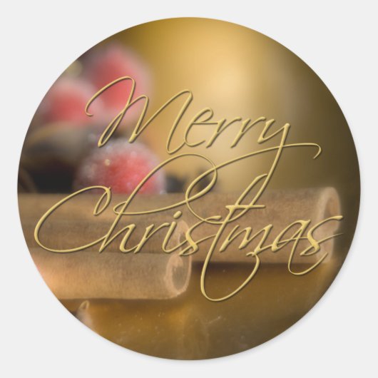 Kaneel · Kerst sticker (Voorkant)