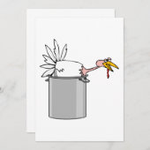 Kaneel Kippetje Kookpotgrapjes voor Dankdag Kaart (Voorkant / Achterkant)