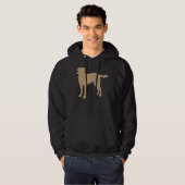 Kaneel Labrador Hoodie (Voorkant volledig)