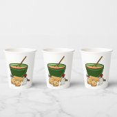 Kaneel Roll Baking Ingrediënten Gezellige Keuken Papieren Bekers