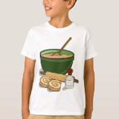 Kaneel Roll Baking Ingrediënten Gezellige Keuken T-shirt (Voorkant)