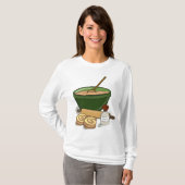 Kaneel Roll Baking Ingrediënten Gezellige Keuken T-shirt (Voorkant volledig)